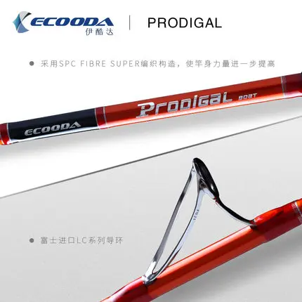 NEW BRAND ECOODA EPB Boat Rod 2.1/2.4m Casting/Spinning Full Fuji parts 80-100# Saltwater Fishing | Спорт и развлечения