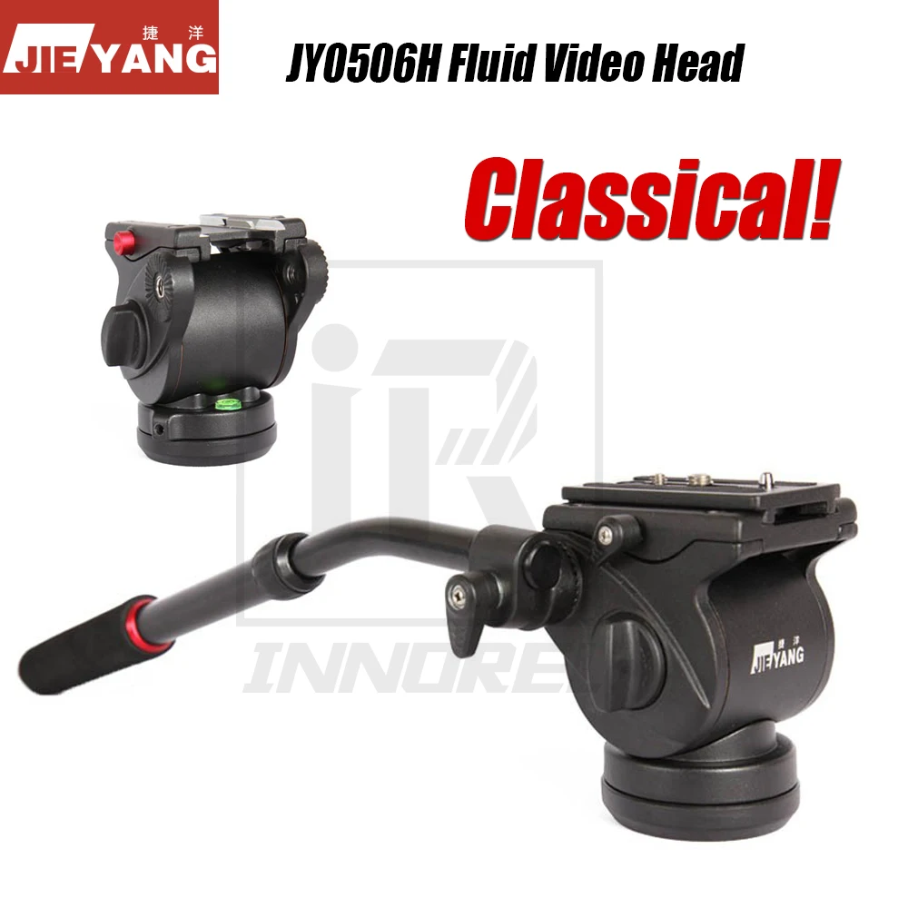 

Classical JIEYANG JY0506H Fluid Video Head for Tripod Monopod Slider Panoramic Shooting Video Film DSLR Camera Hydraulic