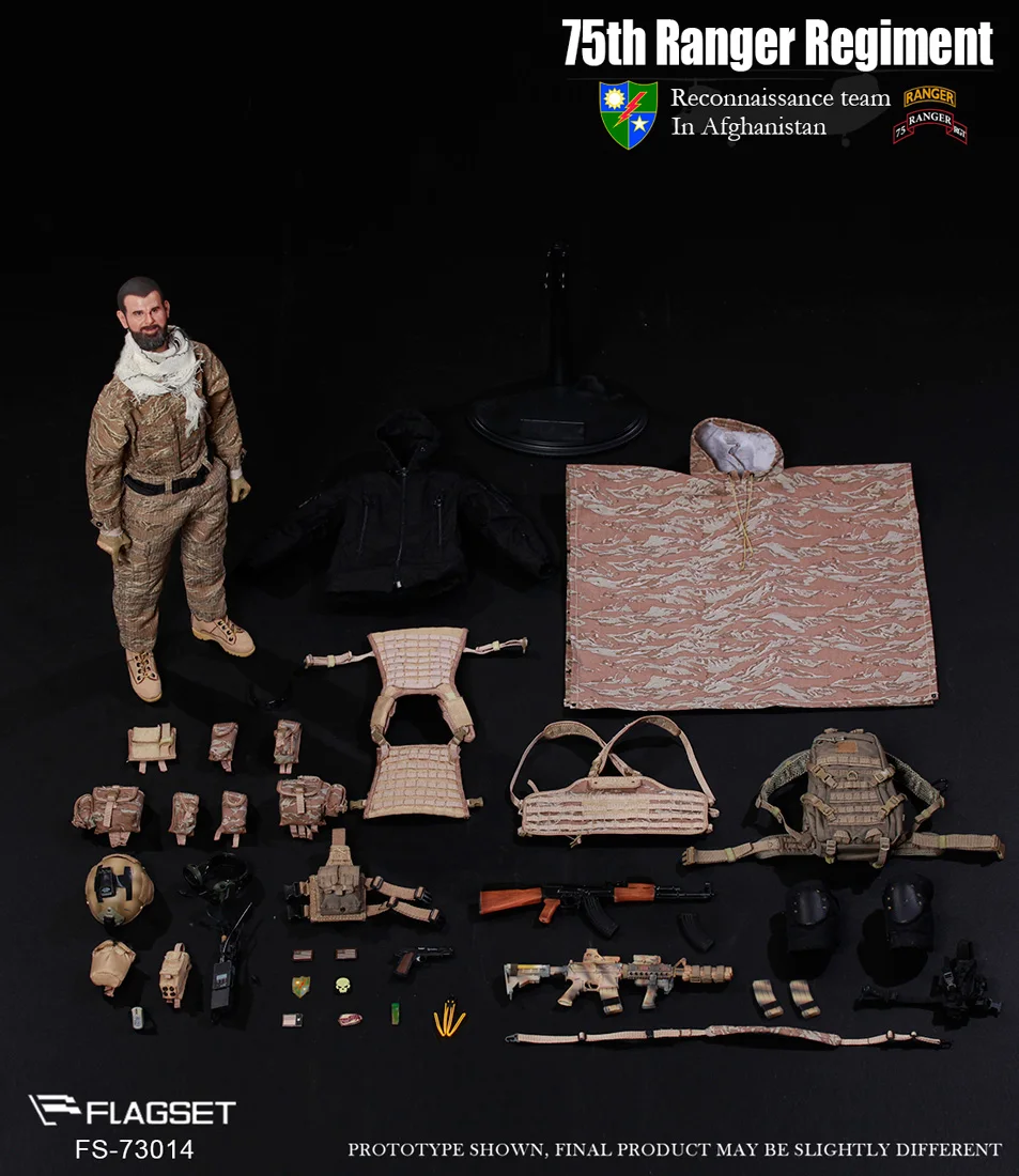 Фигурка FLAGSET FS 73014 US 75th Ranger Regiment в Афганистане Vengeance Team 1/6|action figure|gipsy dangerfigures action figure
