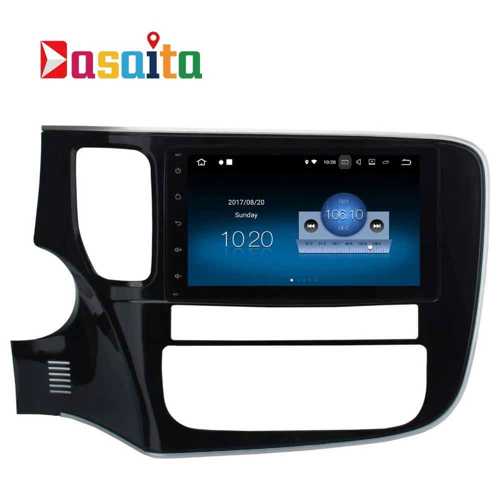 Dasaita 8 &quot2din Android 1 dvd плеер автомобиля для Mitsubishi Outlander мультимедиа 2014 2015 2016