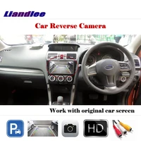 liandlee for subaru forester 2014 2018 auto back up camera rearview reverse parking cam work with car factory screen