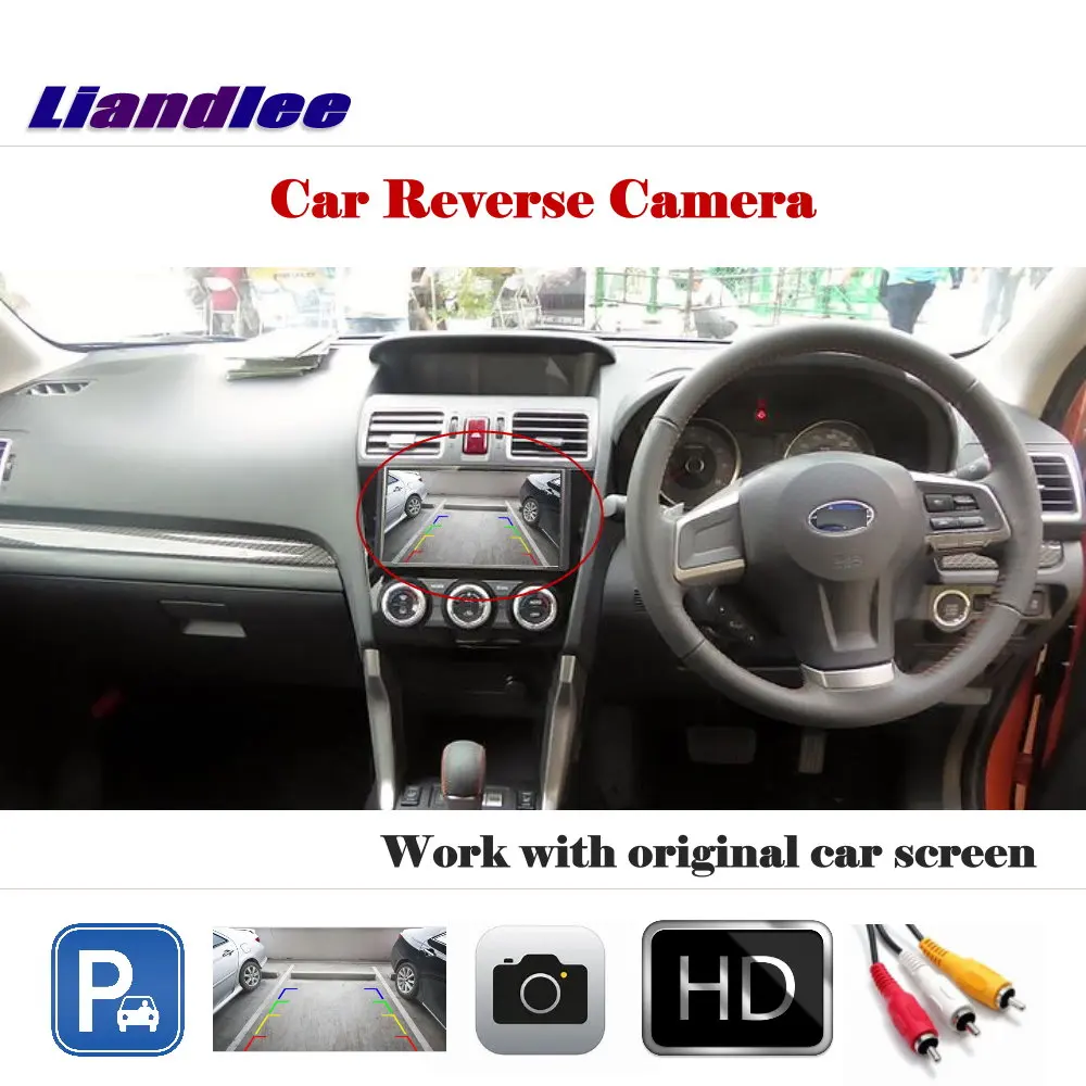 Liandlee для Subaru Forester 2014-2018 Автомобильная резервная камера заднего вида парковки