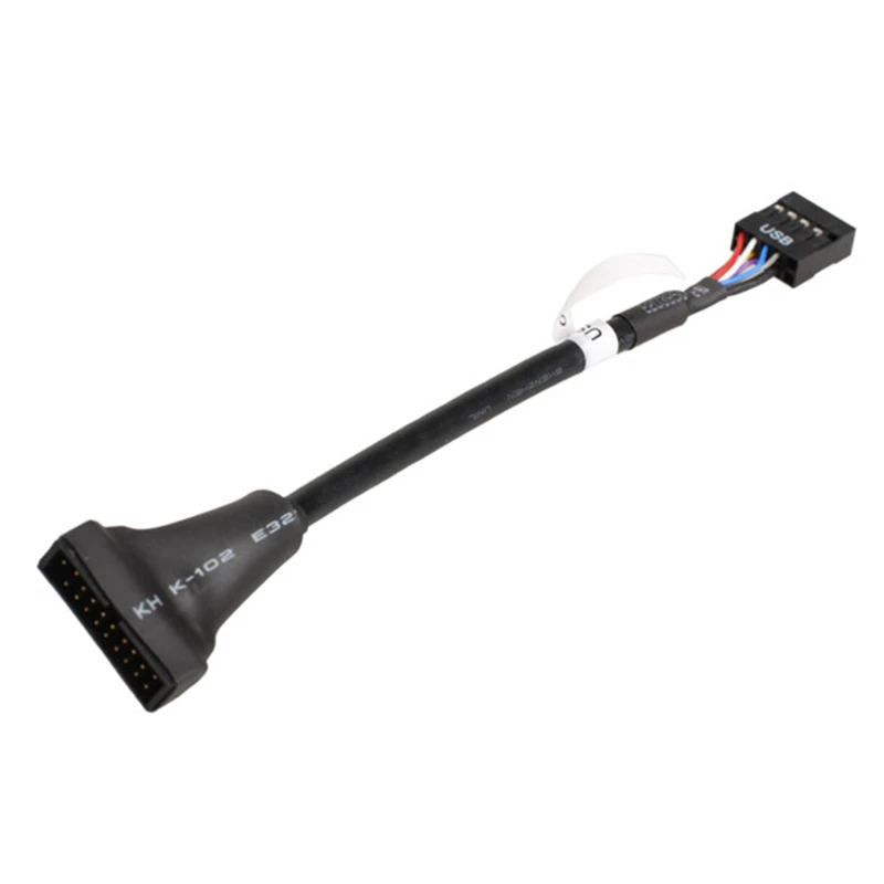USB 2 0 9Pin материнская плата Женский к 3 20Pin Корпус Мужской кабель адаптер для CD ROM