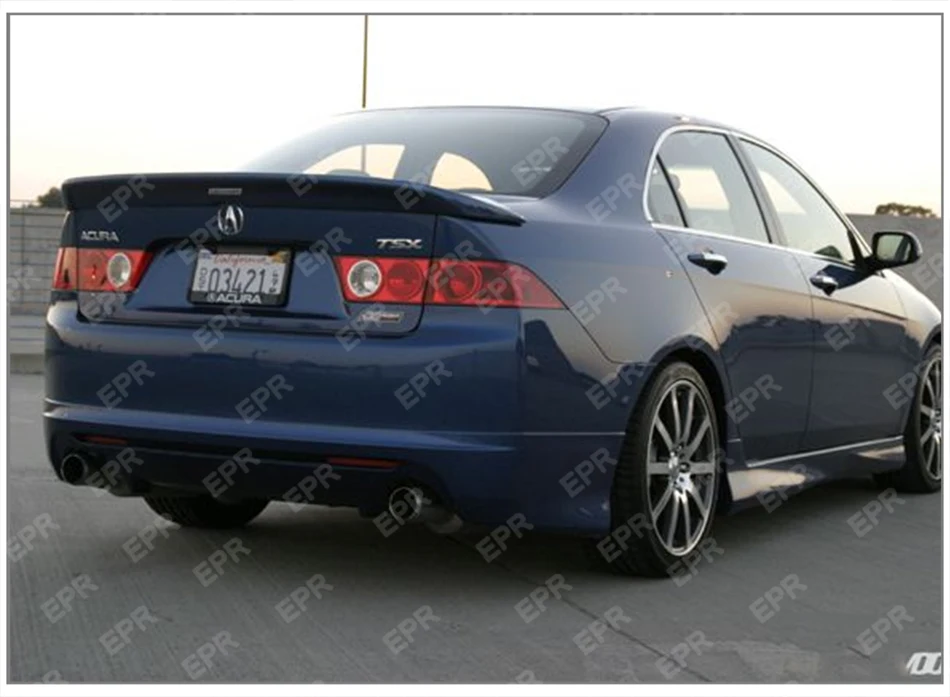 Для Honda Accord CL7 MU1 стиль Стекловолокно Задний спойлер тюнинг часть для Accord CL7 Стекловолоконный спойлер на задний багажник, крыло(2002-2008
