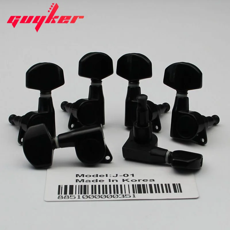 Аксессуары для тюнинга гитары тюнеры головки станка черного цвета|tuner machine|guitar
