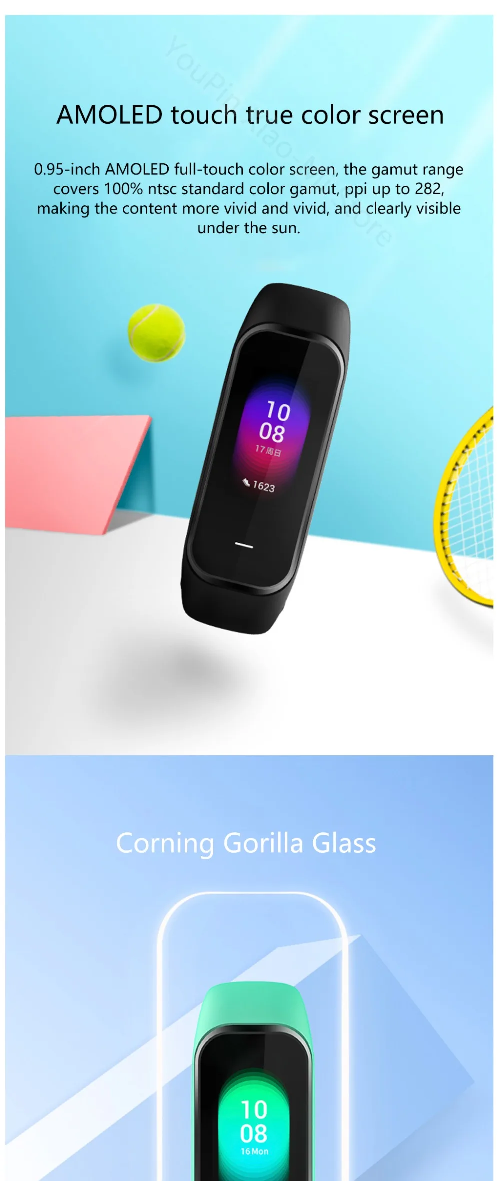 Xiaomi Hey Plus 1S Smartband английская версия 0,95 дюймовый экран Встроенный Многофункциональный монитор сердечного ритма Hey+ 1S Band