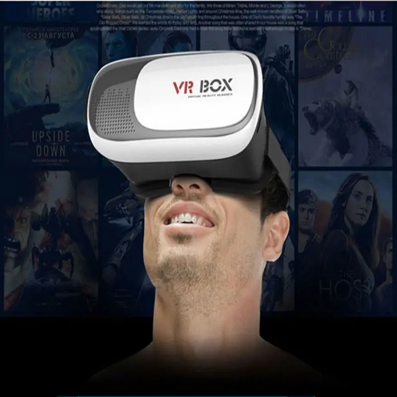 2016 Google VR BOX 2.0 Версия Виртуальная Реальность 3D Очки Для 3.5 6.0 дюймов Смартфон