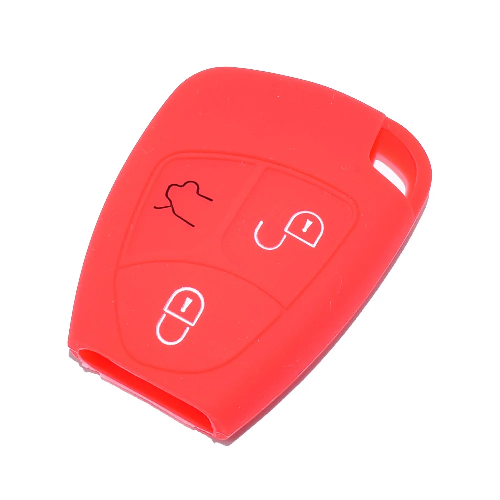 3 кнопки силиконовый чехол для ключей от машины удаленное Покрытие брелок