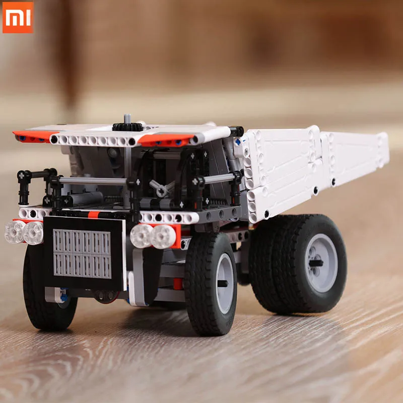 Xiaomi toys Mitu строительные блоки Шахта грузовик детский блок автомобиль и игрушки блок транспортных средств грузовик модель сборки строительный блок