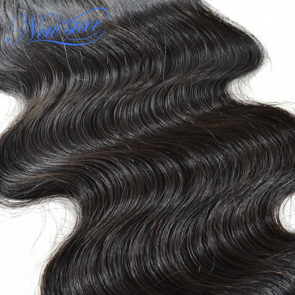 Новинка волнистые бразильские натуральные человеческие волосы со звездами