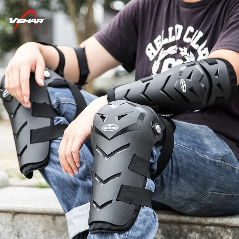 VEMAR Motocross Knee Pads Motorcycle Knee Protector And Elbow Protector Outdoor Sports Motorcycle Equipment