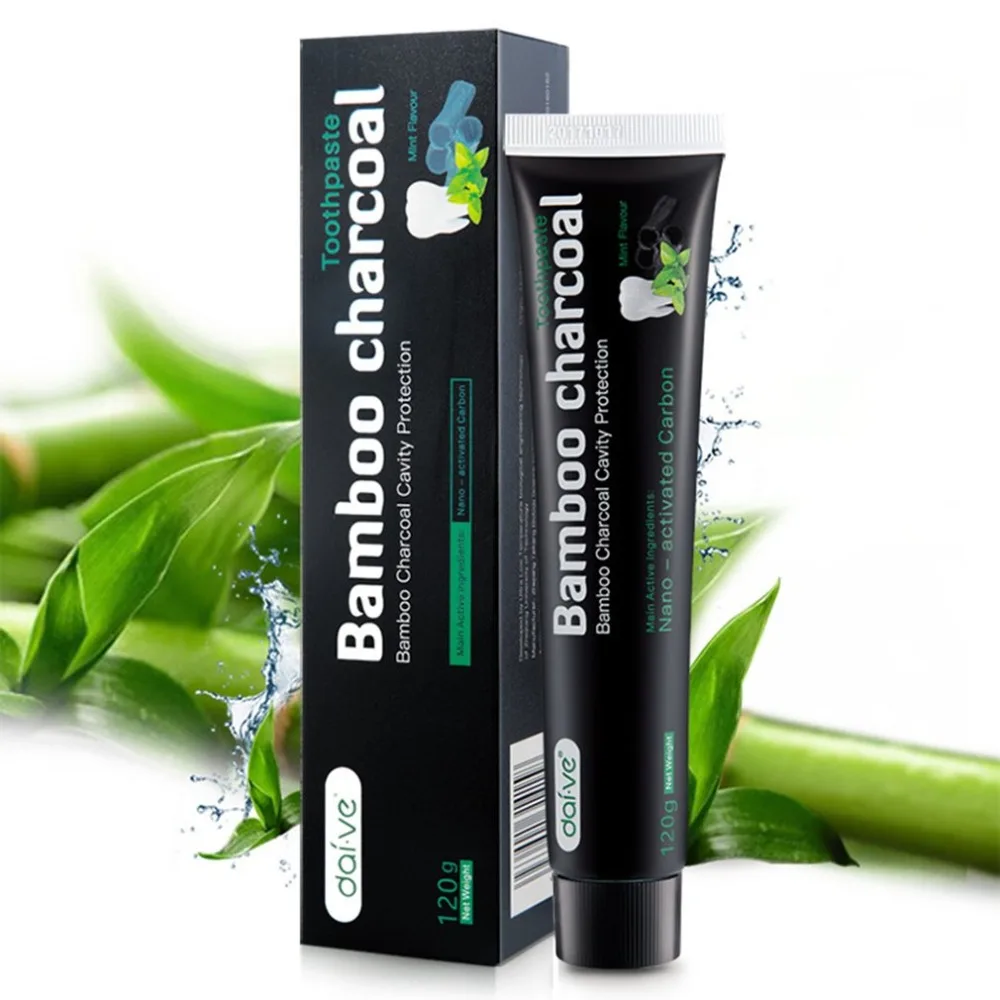 120 г натуральная черная зубная паста уход за зубами отбеливание гигиены полости
