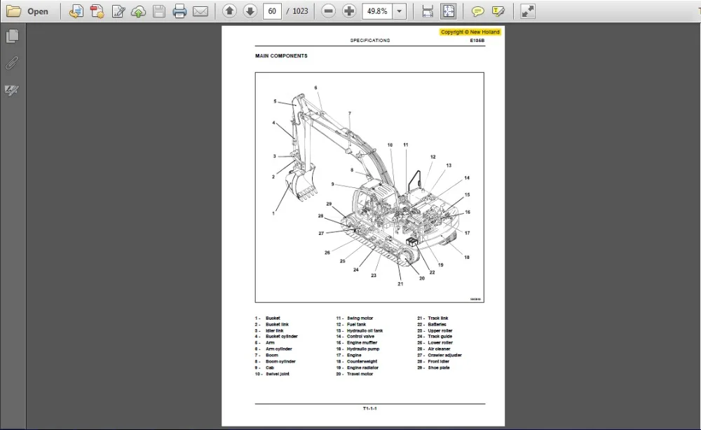 Новый Холланд сервис ручной полный комплект|ПО| |