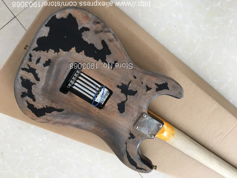 2018 новый стиль ST black relic электрогитара 40-я годовщина aged гитара все рукотворные