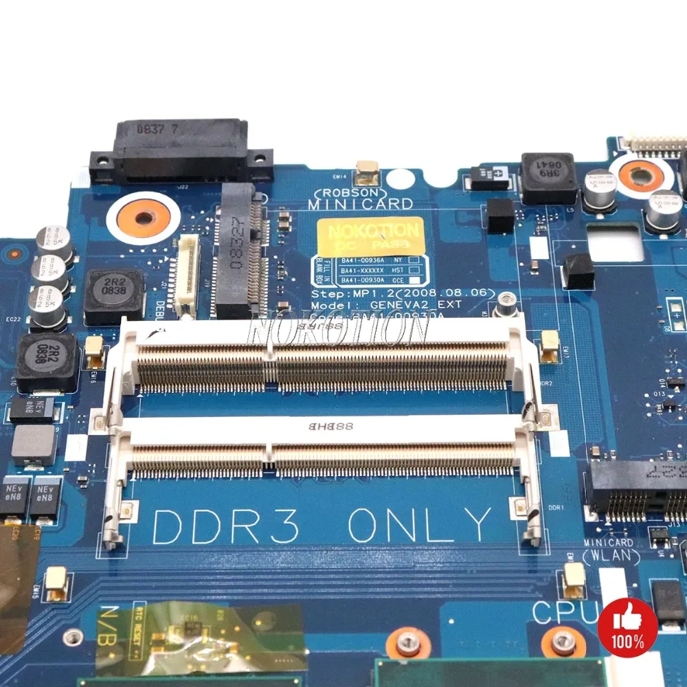 BA92-04930B BA92-04930A для samsung NP-R710 R710 GENEVA2_EXT BA41-00930A DDR3 BA41-00936A GeForce 9600M PM45 DDR3 Процессор