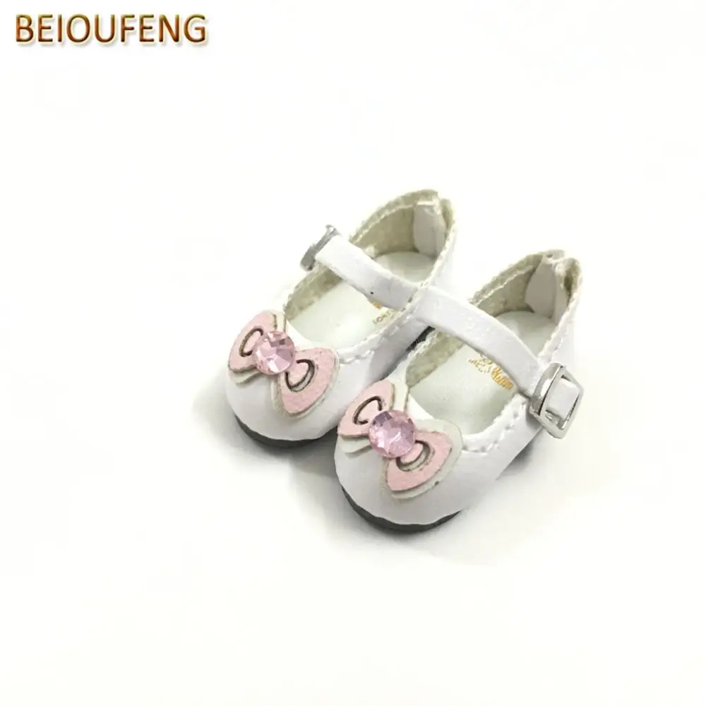 BEIOUFENG 2,7 см кукольная обувь для Blythe кукольная игрушка, 1/6 BJD кукольная обувь с бантом Kitty игрушки сапоги для кукол аксессуары 2 пары