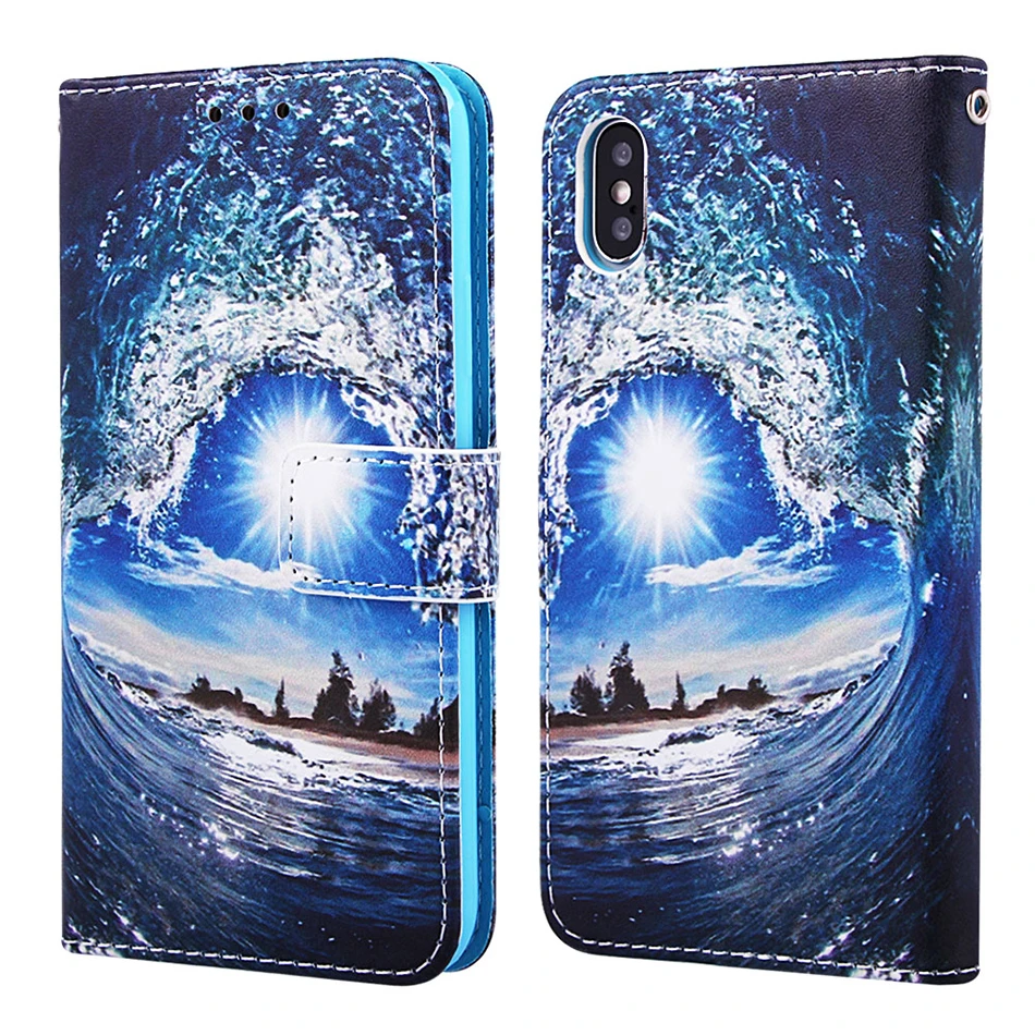 Чехол для iPhone 11 Pro Max Caps С Рисунком Тигра и панды, флип-чехол со слотом для карт, чехол для iPhone XR X XS 6 6S 7 8 Plus 8 Plus, чехол Fundas