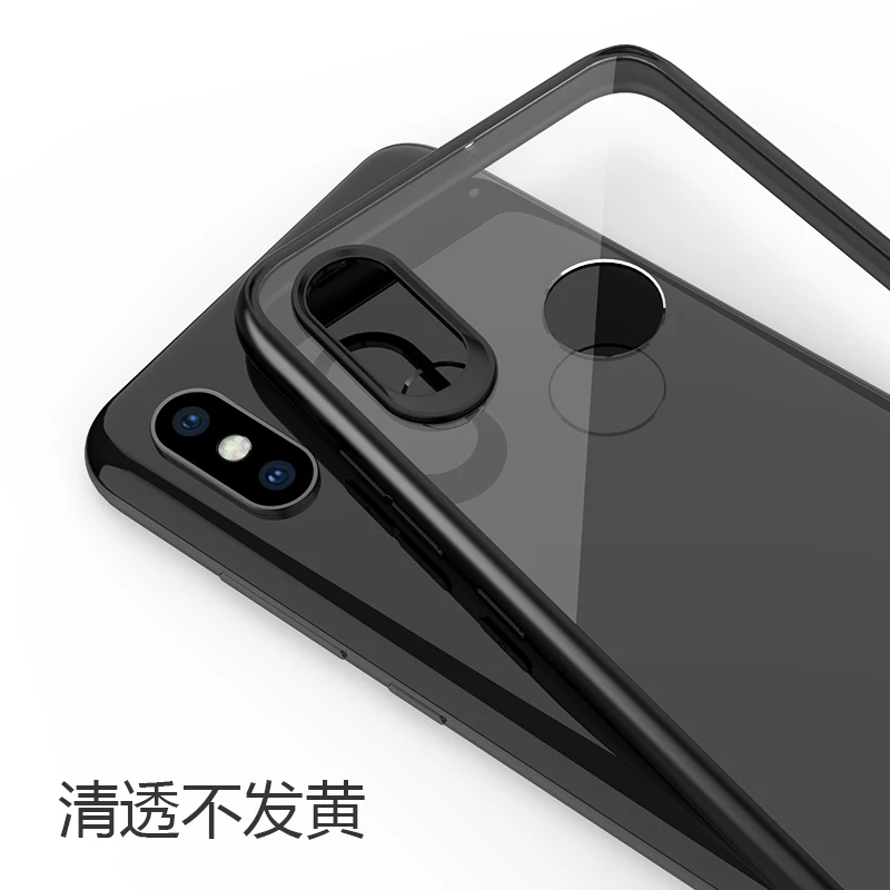 Для Xiaomi mi 8 чехол M8 Обложка Силикон ТПУ + акриловый прозрачный защищает назад