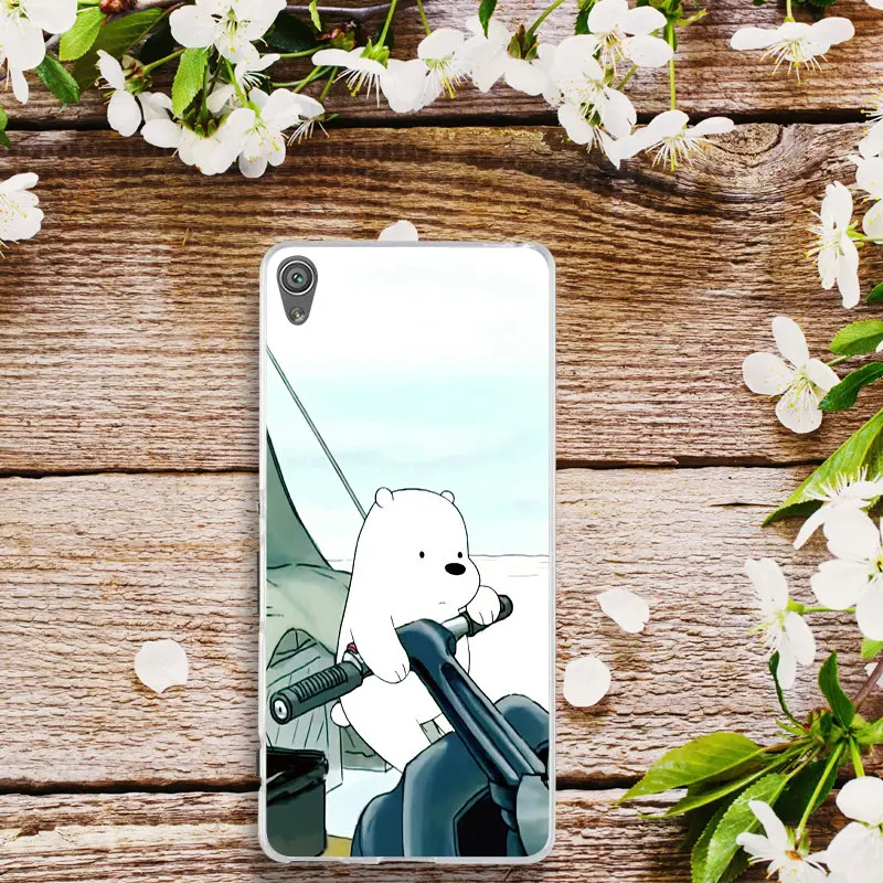 Cartoon Network We Bare Bear For Sony Xperia E3 E5 T3 M2 M4 M5 XA XZ Z Z1 Z2 Z3 Z4 Z5 Compact Shell Soft TPU Phone Cases Cover | Мобильные