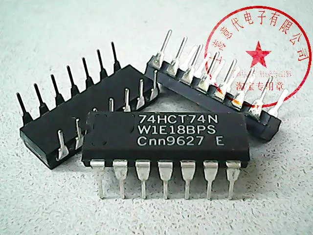 25 шт. 74HCT74N 74HCT74 двойной d тип флип флоп с набором и сбросом положительным краем