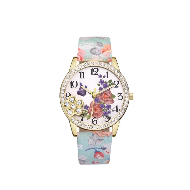 2018 Top Fashion Women Watches Female Clock Luxury Watch Neutral Flower Ladies Quartz Wrist Relogio 5FN | Наручные часы