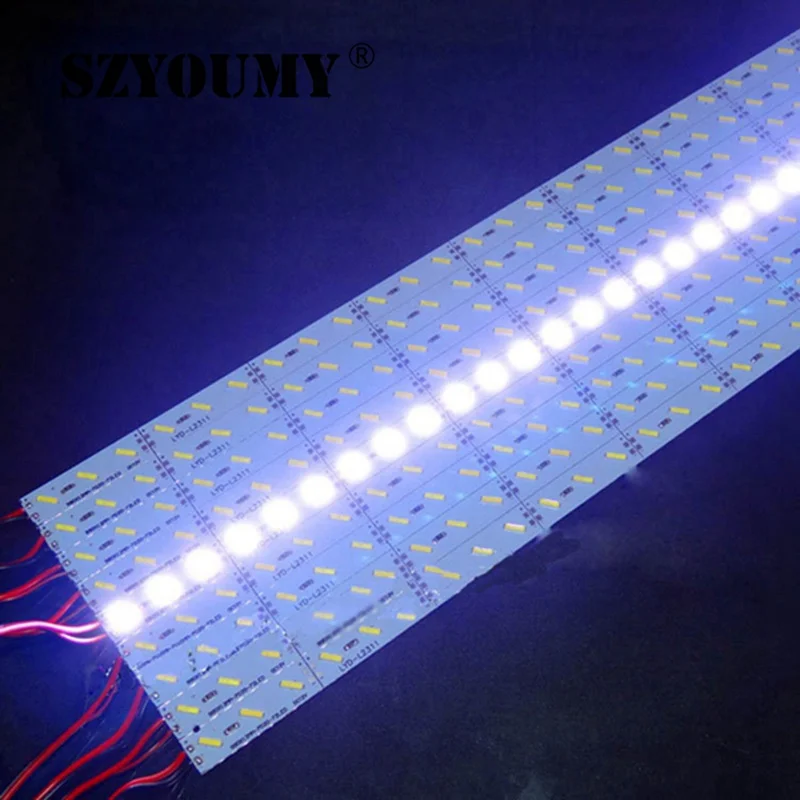 SZYOUMY 7020 Светодиодная панель SMD не Водонепроницаемая 72LED s/M светодиодная жесткая