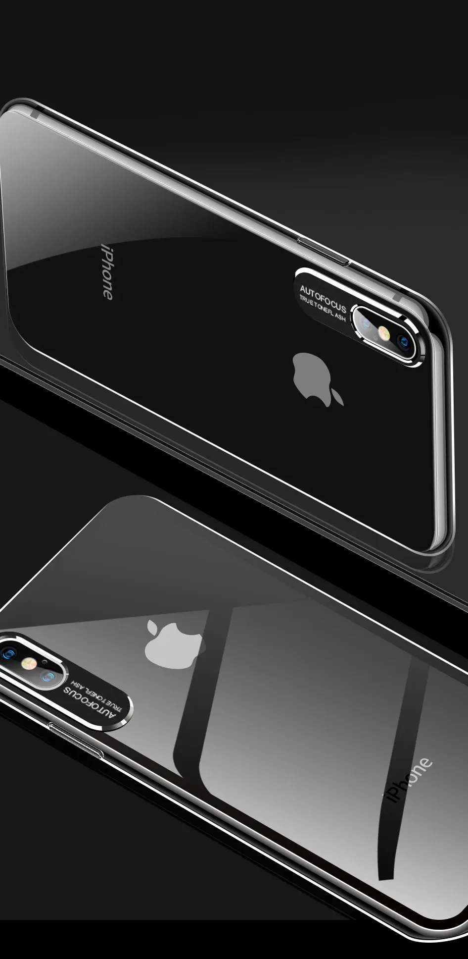 IHaitun Роскошный чехол для глаз для iPhone XS MAX XR X чехол s Защита объектива прозрачная задняя крышка для iPhone 7 8 Plus X 10 чехол для телефона s