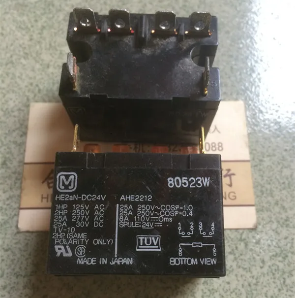 

Реле HE2aN-DC24V 200VAC 240VAC