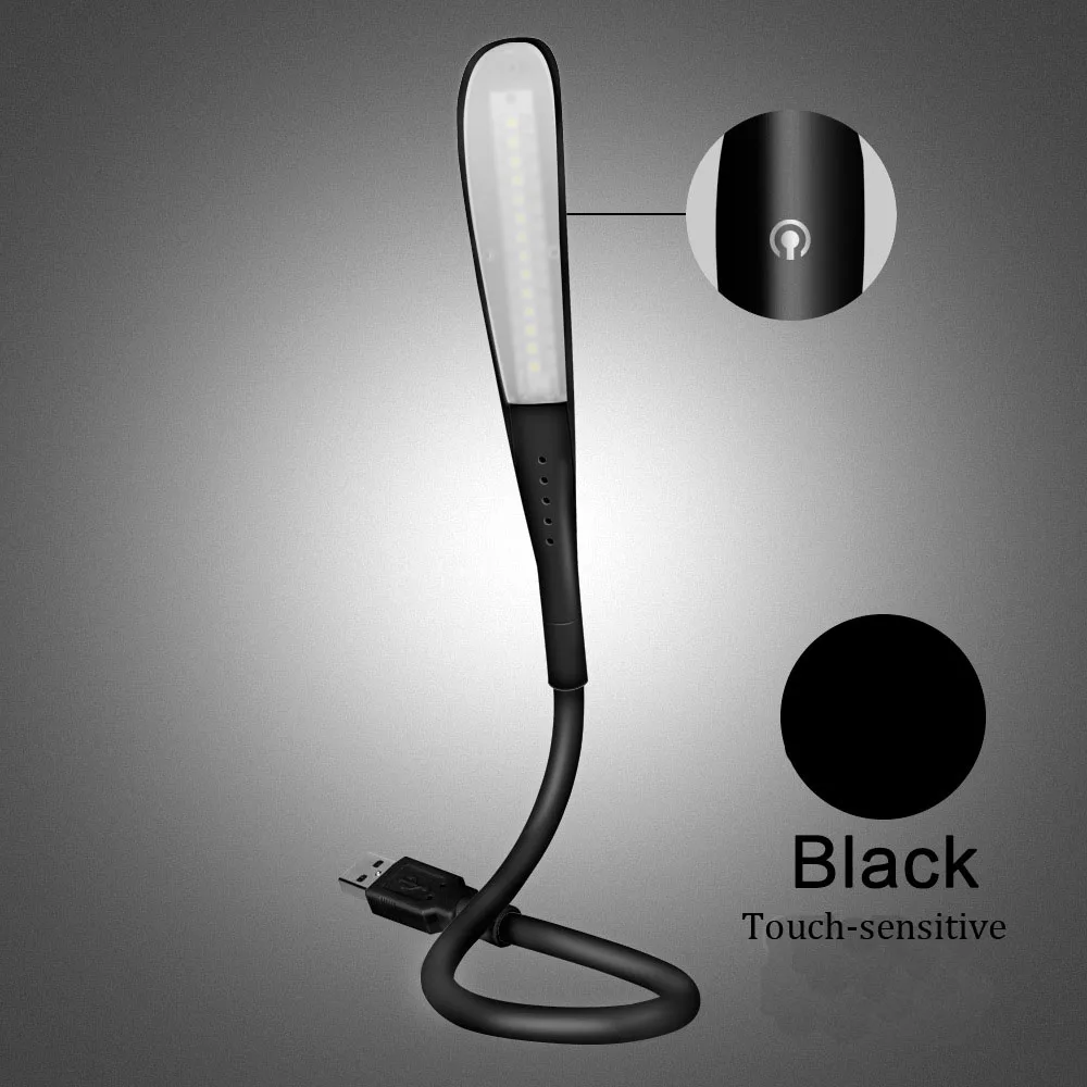 Luminaria Новый flexible 14LED Touch USB ультра-яркий свет Портативный мини лампы для ноутбука