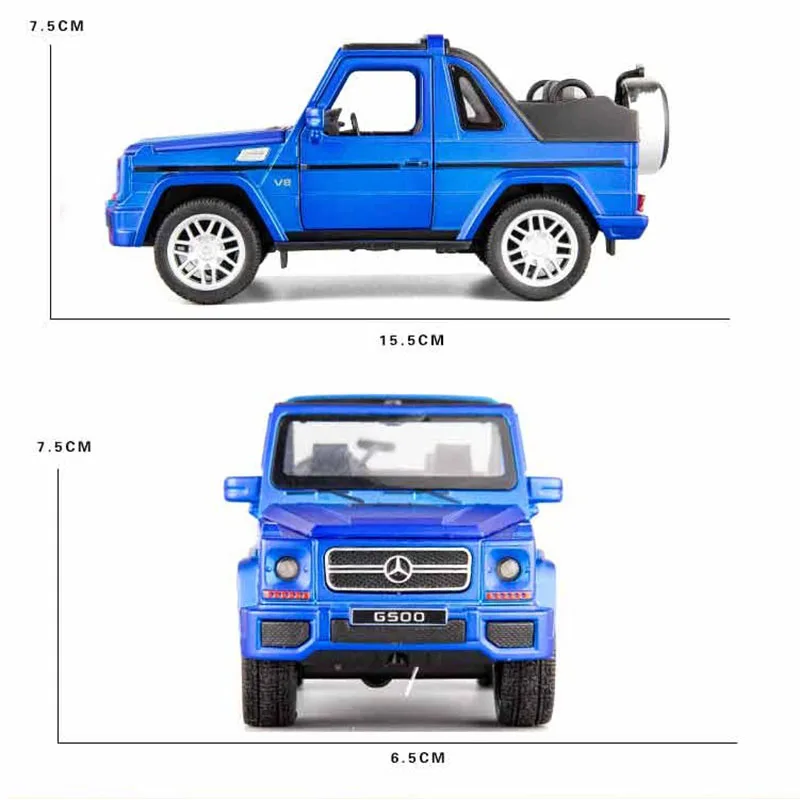 1:32 Benz G500 big G модель автомобиля назад в автомобиль орнаменты моделирования сплав