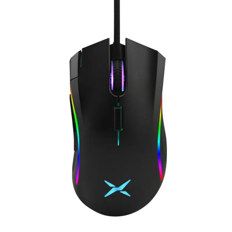 Вертикальная мышь Delux M625 Проводная RGB игровая Мышь USB оптическая 12000 Точек на дюйм