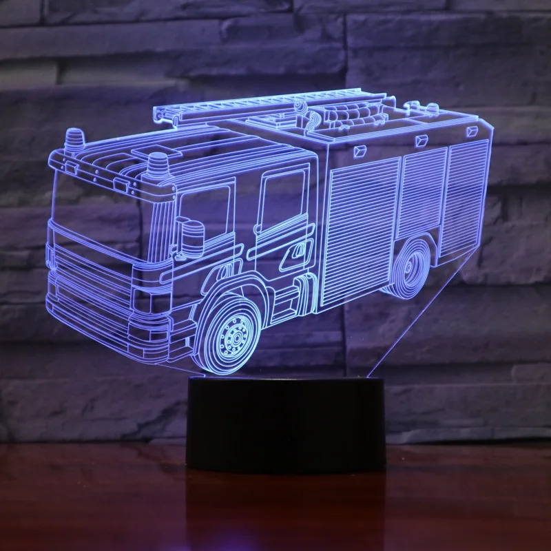 Новый светодиодный светильник VCity Luminaria Ночной противопожарная 3d лампа