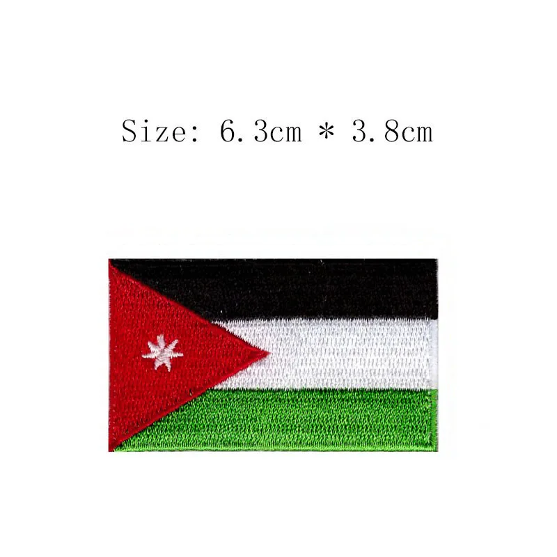 Jordan вышивка флаг патч город Амман оптовая продажа бесплатная доставка