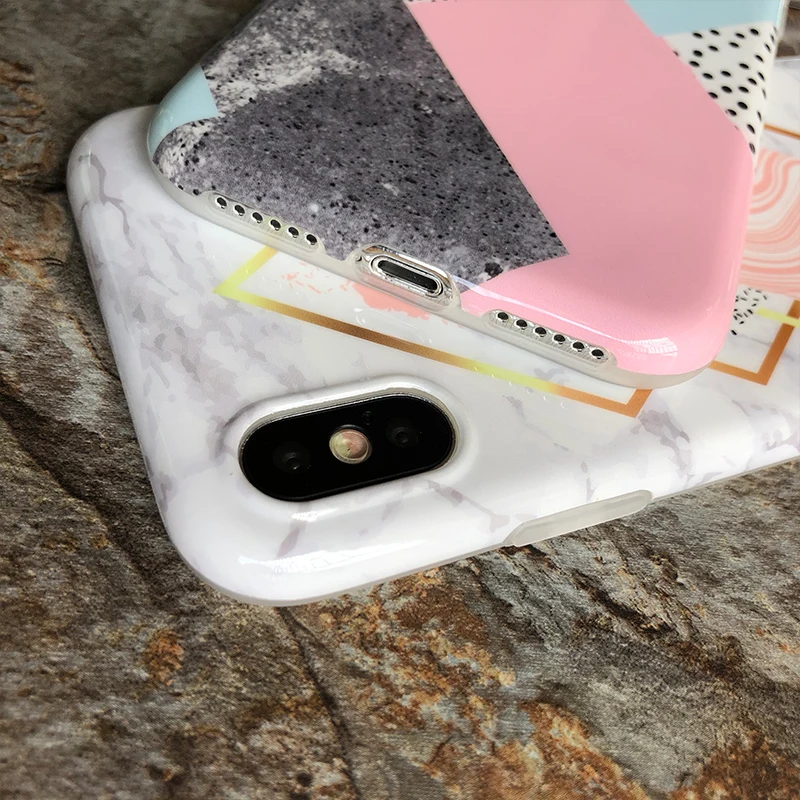 Kerzzil карамельный мраморный чехол для телефона iphone X 8 6S 6 7 Plus забавные