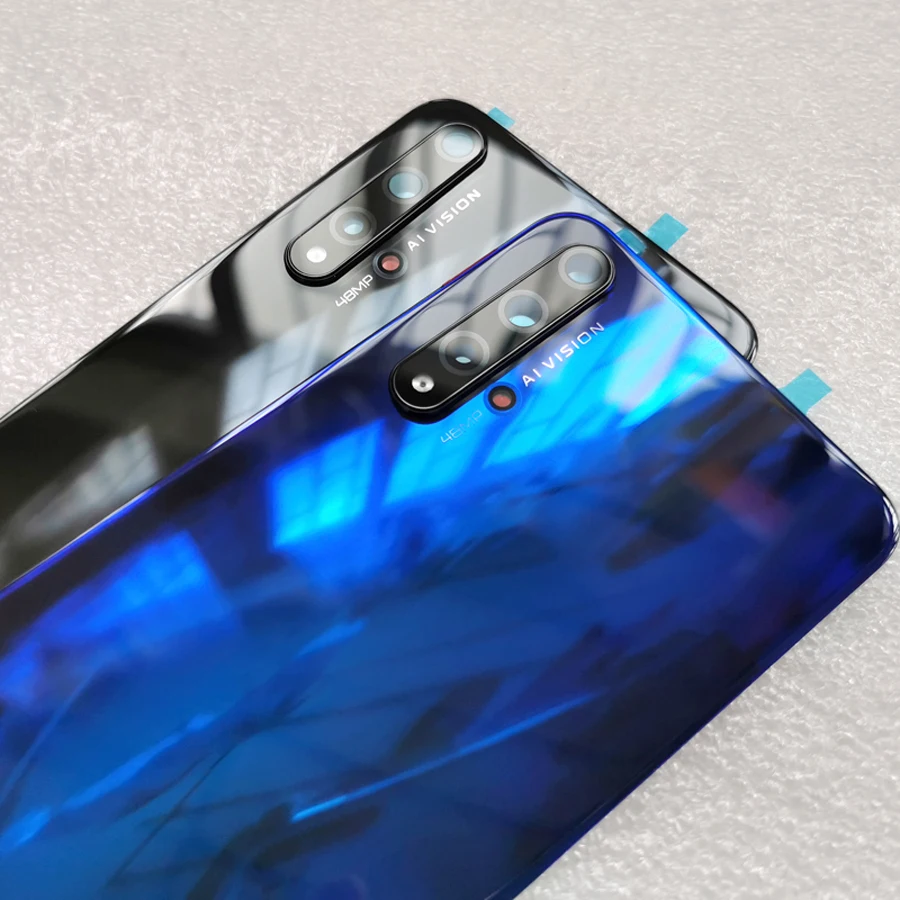 Оригинальное стекло для huawei Honor 20, корпус батареи, стекло+ камера, стекло, задняя батарея, запасная дверь, запасные части