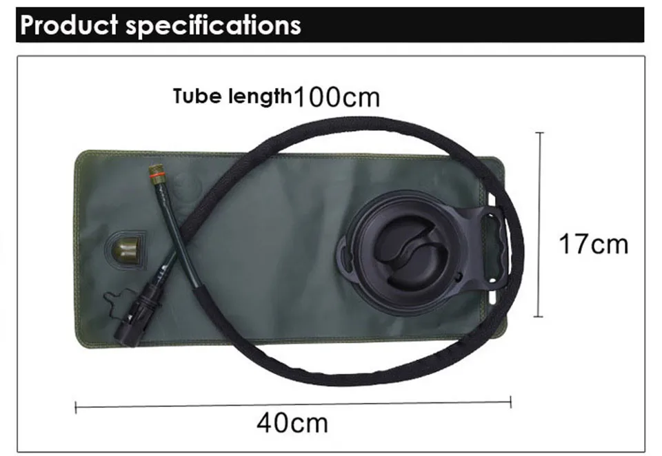 Тактическая EVA 2.5L велосипедная сумка для воды, гидратация, рюкзаки для кемпинга, туризма, воды, сумка для охоты, спорта на открытом воздухе