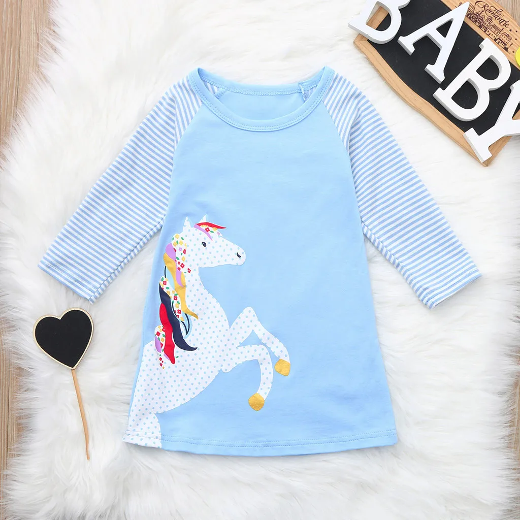 Одежда для малышей Платья девочек от одного года до пяти лет с героями