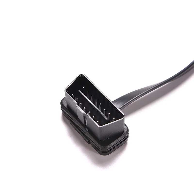Плоский + тонкий As Noodle OBD 2 OBDII OBD2 16Pin Штекерный к женскому ELM327 диагностический