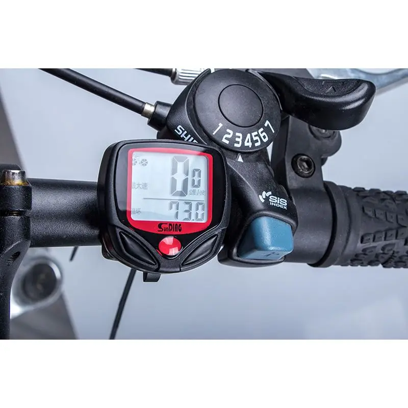 Водонепроницаемый ЖК-дисплей цифровой велосипедный компьютер одометр вольтметр