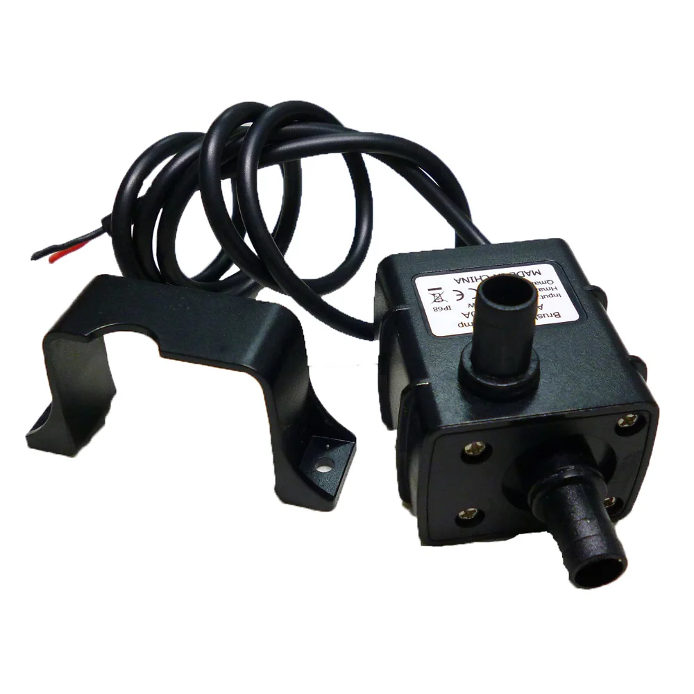 Mini DC12V Micro Brushless Water Oil Pump Waterproof Submersible Fountain Aquarium Circulating 240L/H 5W 0~60C | Дом и сад