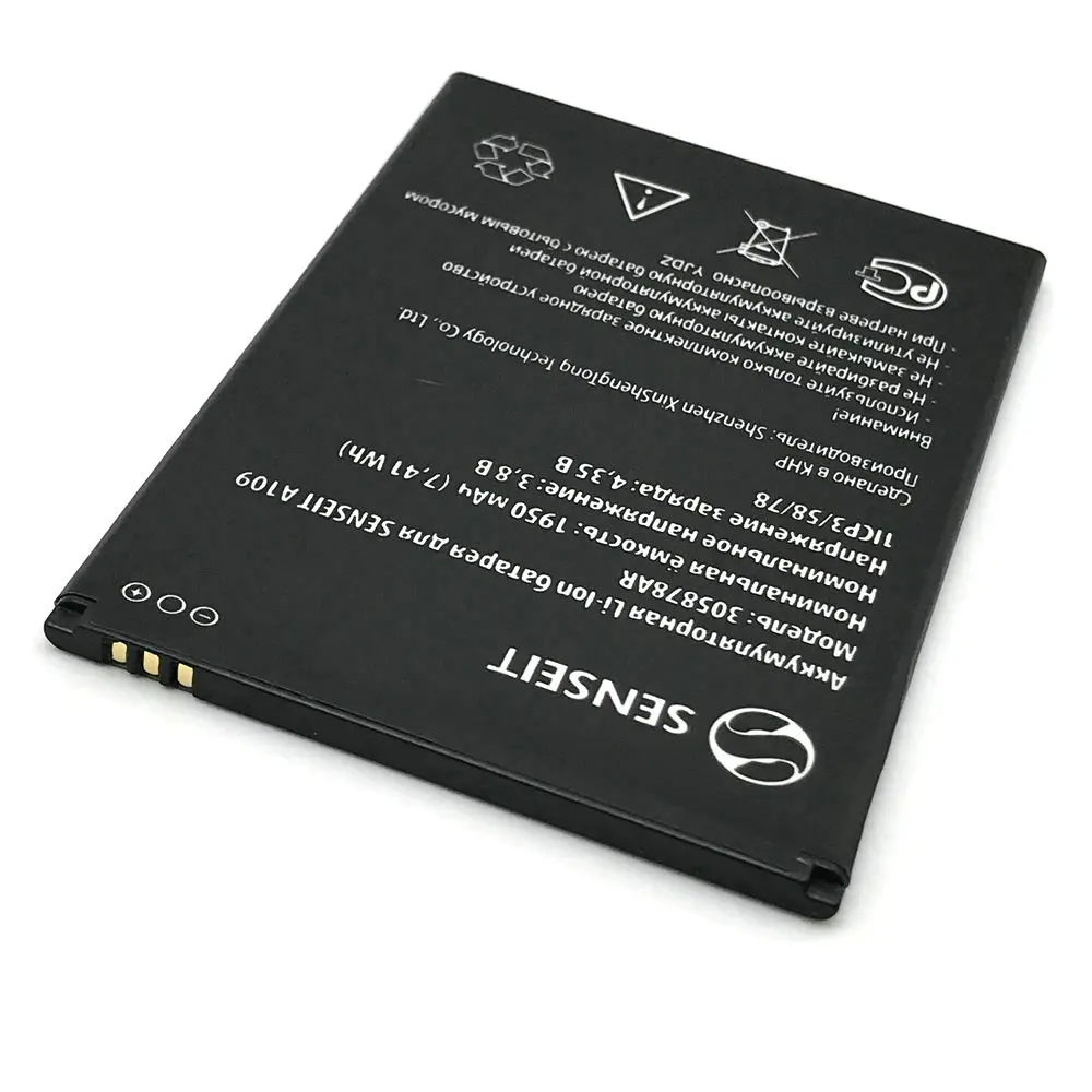 1 шт. новый аккумулятор 305878AR 1950 мАч для телефона SENSEIT A109 + код отслеживания|battery