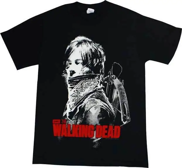 The Walking Dead Дэрил Диксон Носить Бандана Взрослых Майка AMC Драма ТВ Моды Случайные