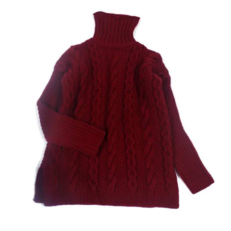 

Женский кашемировый пуловер ручной работы, свитер средней длины, вязаный крученым воротником, 100%, оптовая и розничная продажа