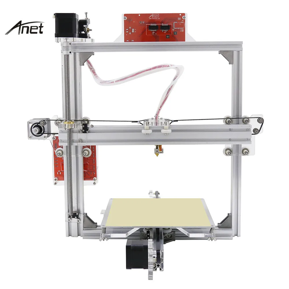 Anet A2 Алюминий металлический 3D печать DIY три Demensional насадка TF карты офлайн ЖК