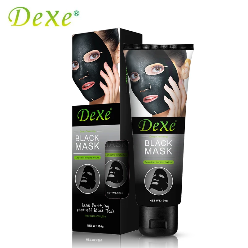 Оригинальный 120 г Dexe лица отрывной черный крем для удаления угрей Угри очищающий