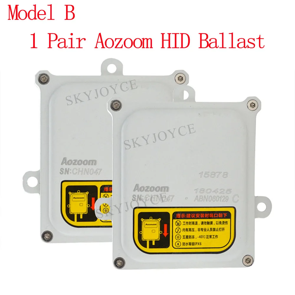 Фар автомобиля ксенона H1 H3 H7 H11 9005 HB4 D2H Aozoom HID фара Лампа 5500 К 55 Вт Aozoom ABN06 Быстрый Яркий ксенона балласт