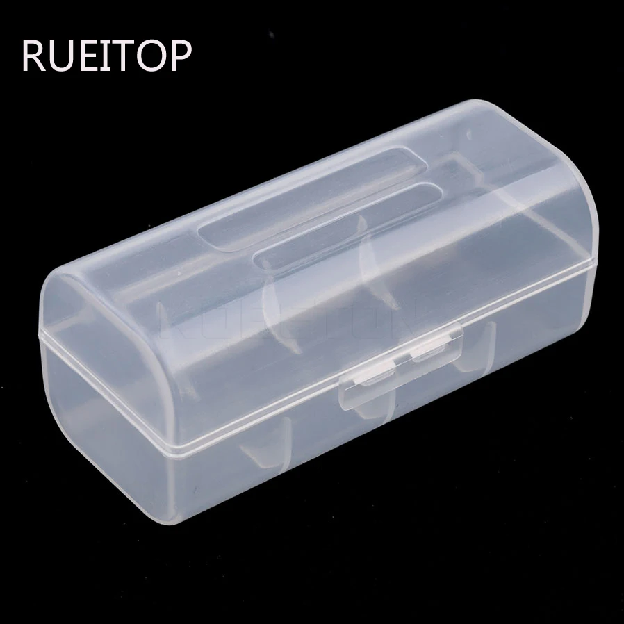 RUEITOP 1 шт. жесткий Пластик держатель Чехол прозрачный коробка для хранения 1X26650