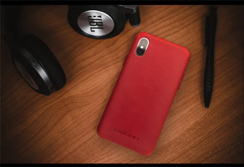Верхний слой наппа Horween кожаный чехол для телефона для iPhone X XS XR Max роскошный бизнес тонкий кобура задняя крышка для iPhone XS XR Max