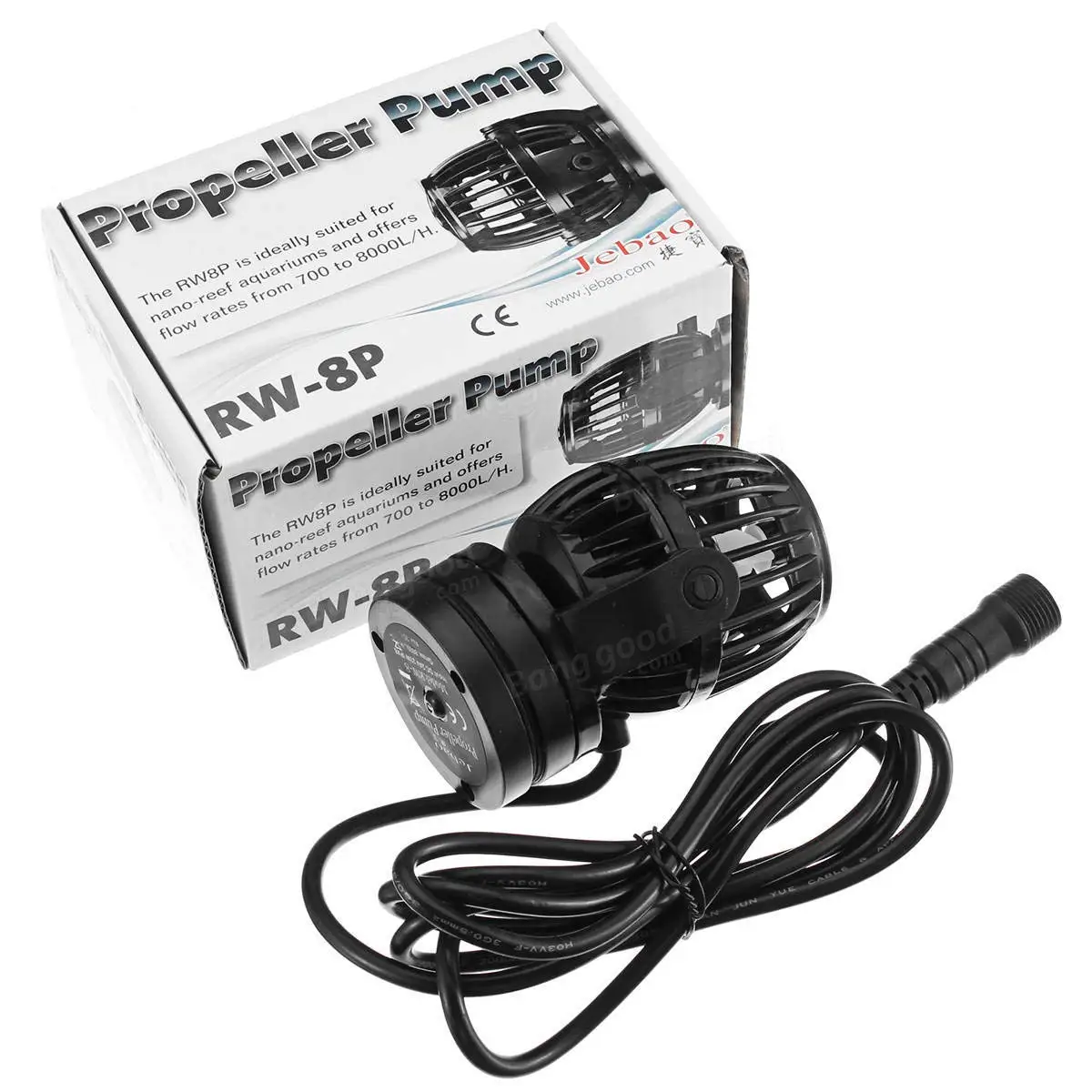 Черный NCFAQUA Jebao 110~ 240v RW-4P RW-8P RW-15P RW-20P аквариум Wave Maker пропеллер Беспроводной Управление мастер/Slave воздушный насос для аквариума - Цвет: Черный