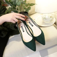 slyxsh new women suede flats fashion high quality basic mixed colors pointy toe ballerina ballet flat slip on shoes